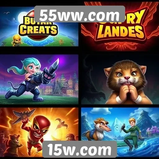 Jogos populares disponíveis no site 55ww.com